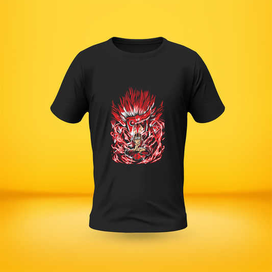 Itachi Uchiha Susanoo Style Premium Front side Printed T-shirt