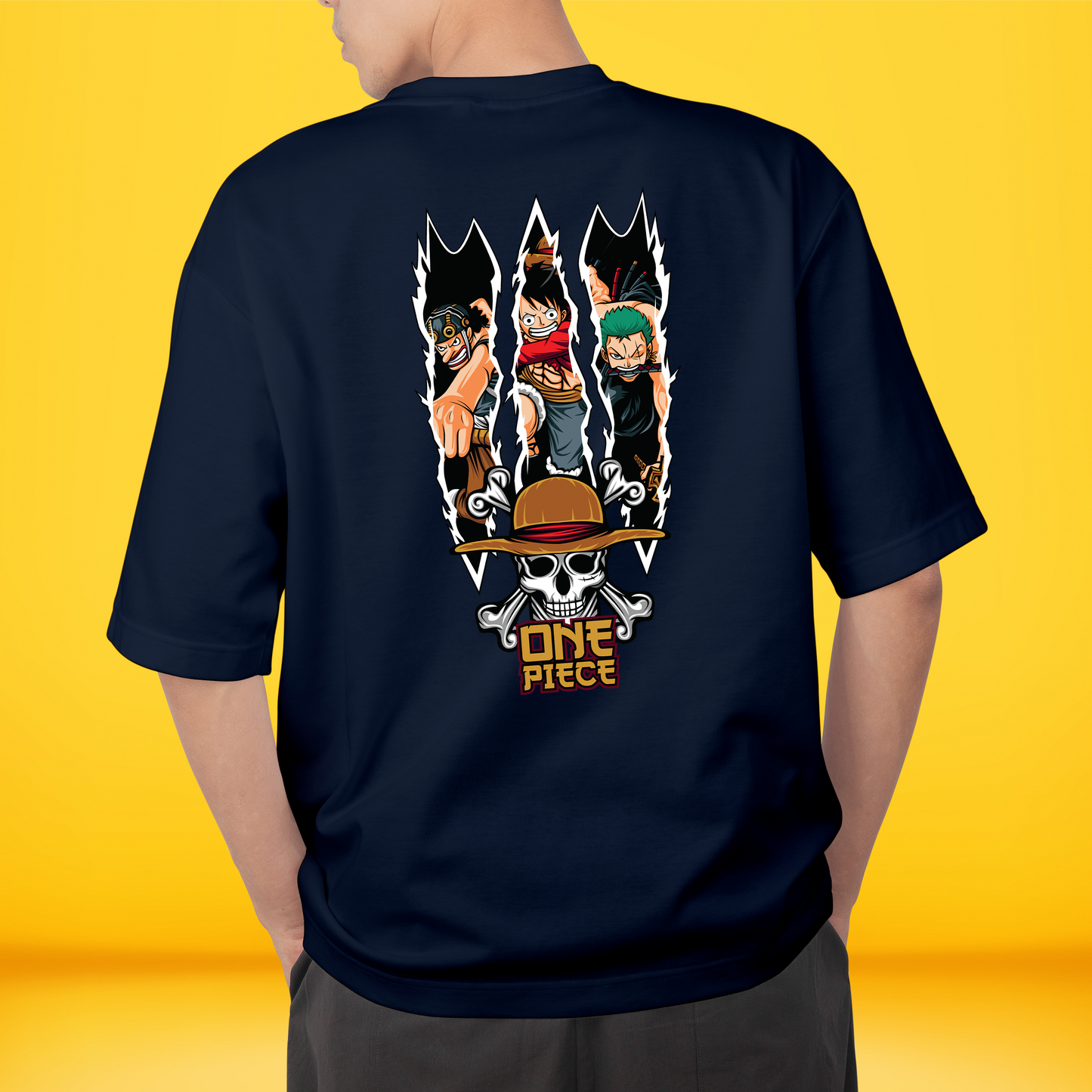 One Piece Style Premium Printed T-shirt | Oversized