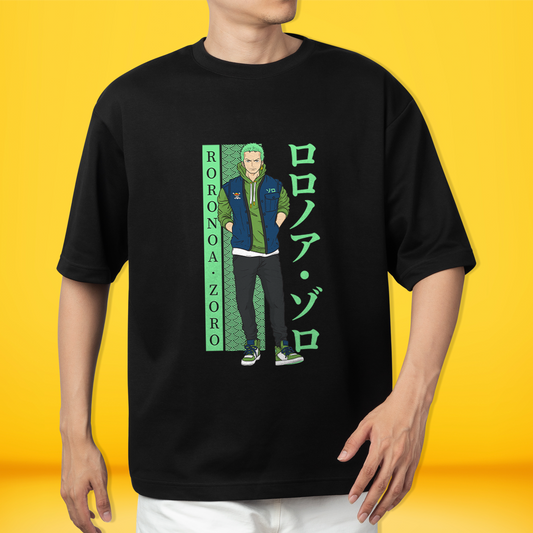 Roronoa Zoro Printed T-shirt | Oversized