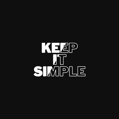 Keep It Simple Printed T-shirt