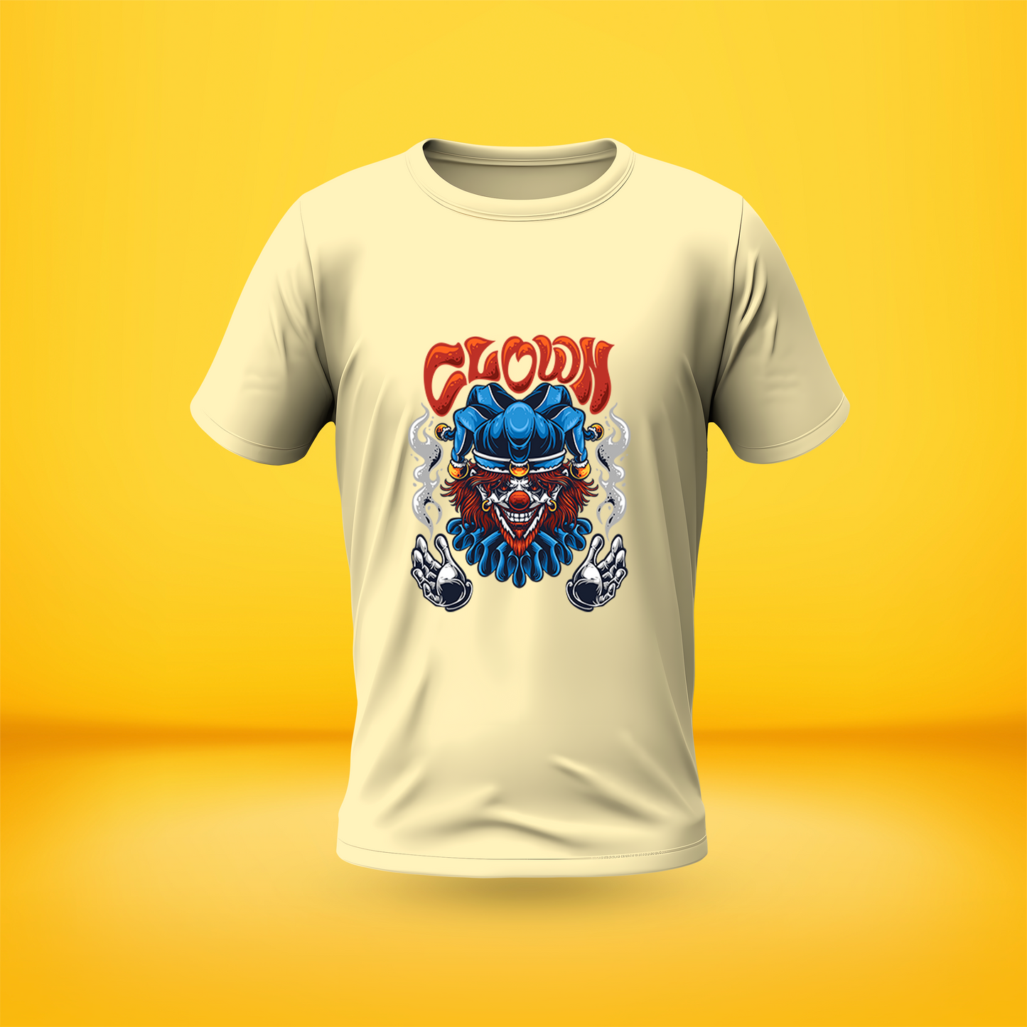 Clown Style Premium Front side Printed T-shirt