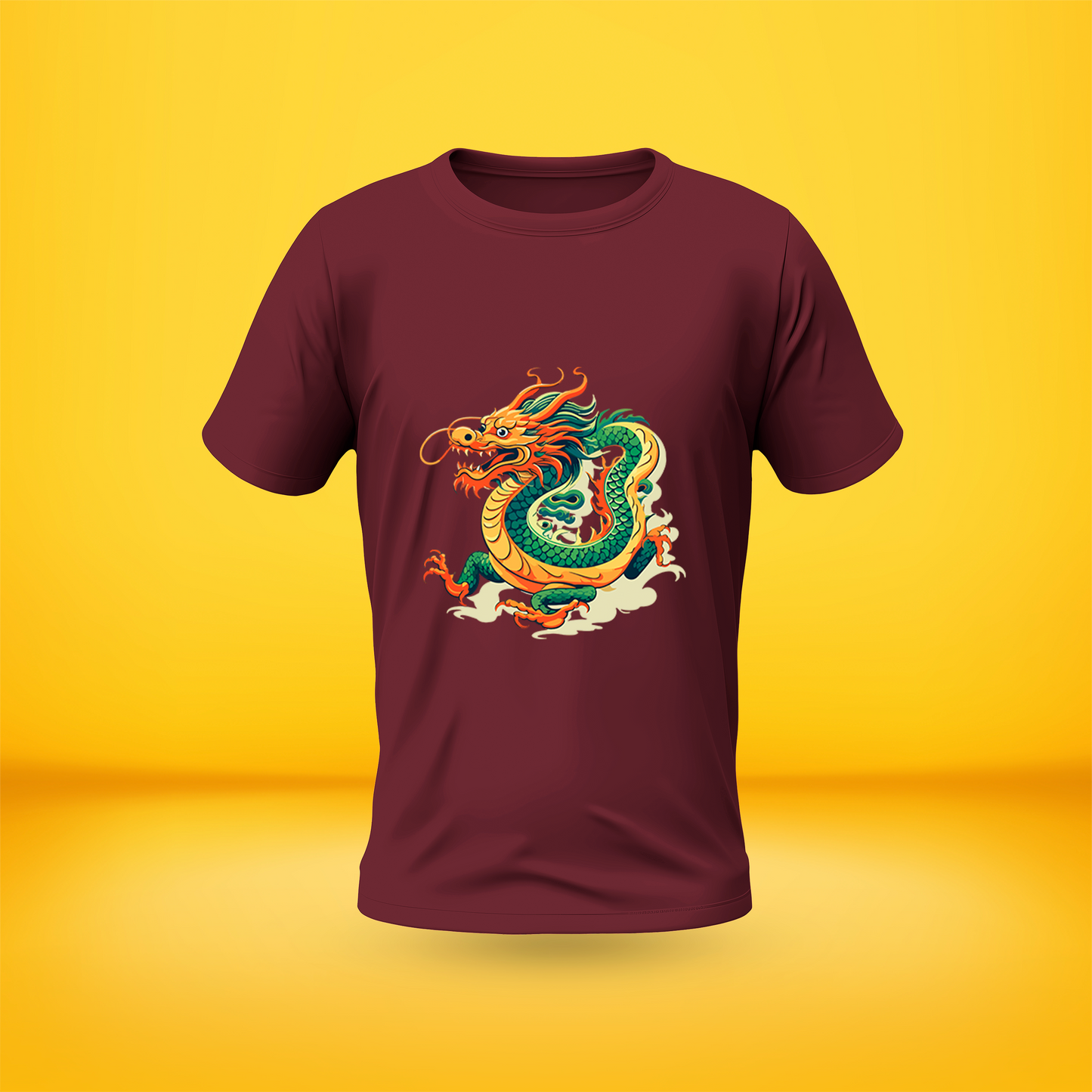 Dragon Style Premium Front side Printed T-shirt