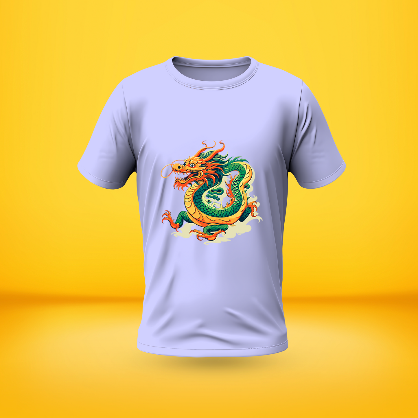 Dragon Style Premium Front side Printed T-shirt