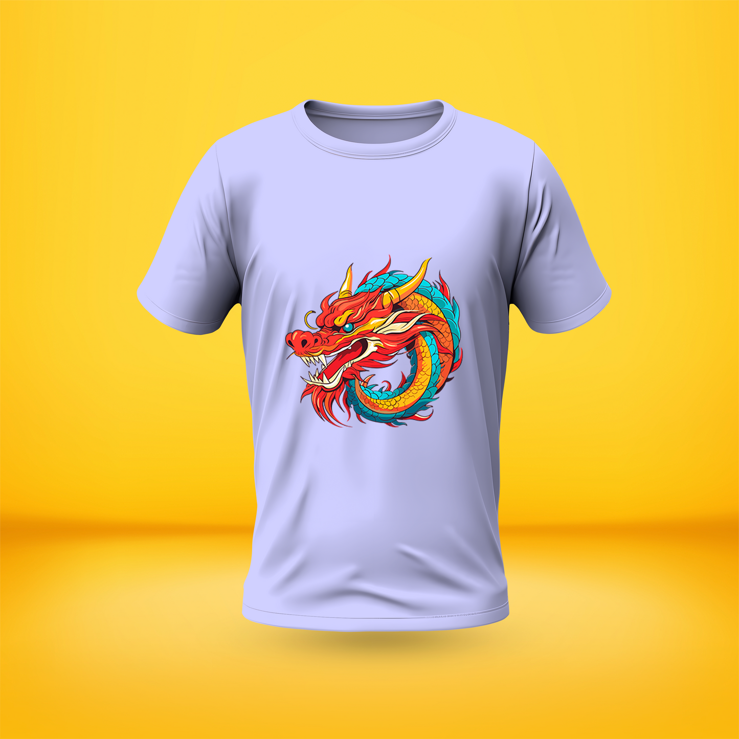 Dragon Style Premium Front side Printed T-shirt