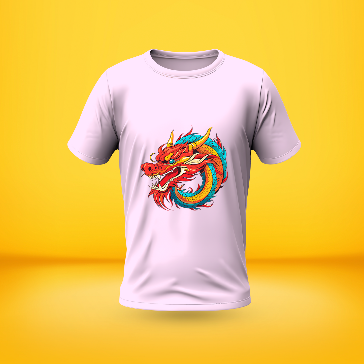 Dragon Style Premium Front side Printed T-shirt