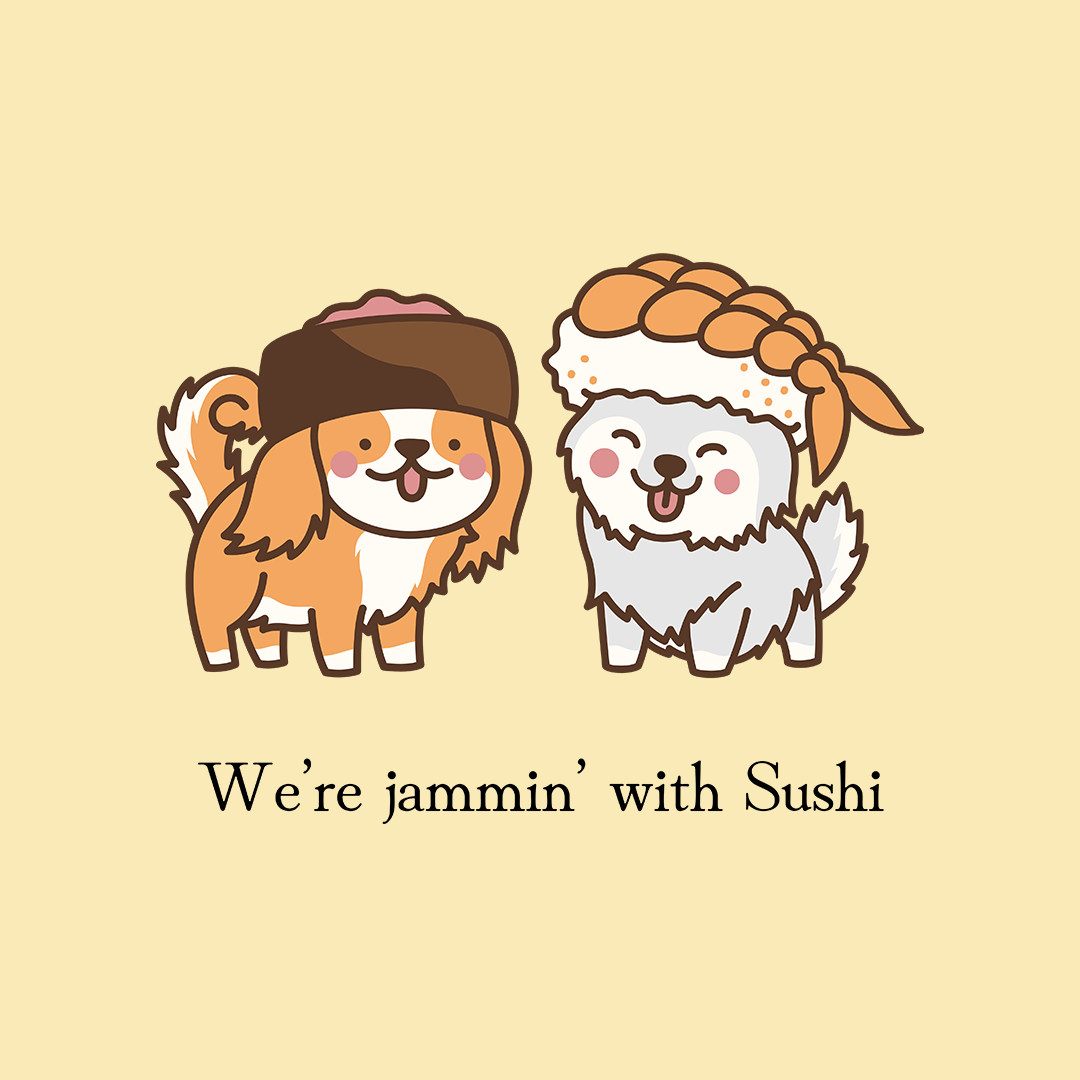 we're Jammin' with Sushi T-Shirt