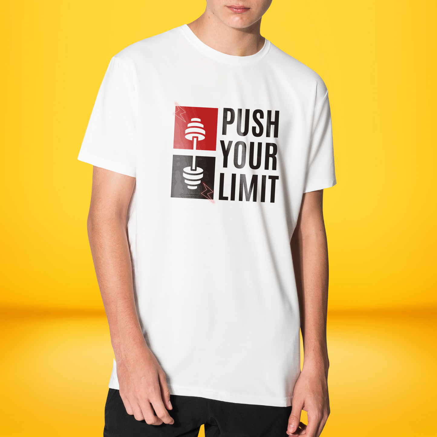 Gym - Push Your Limit Printed T-shirt