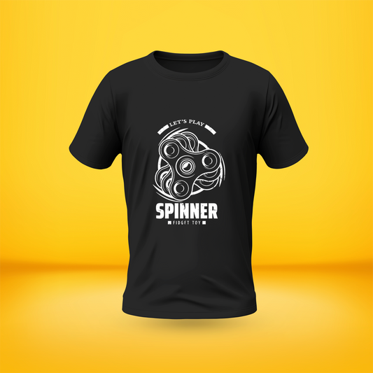 Spinner Style Premium Front side Printed T-shirt