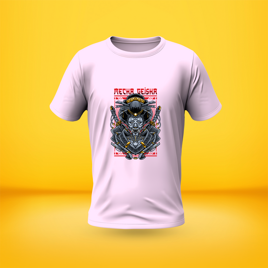 Mecha Style Premium Front side Printed T-shirt